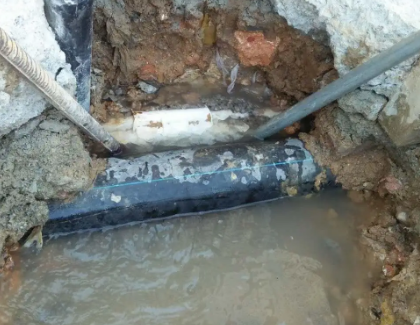 根河测漏水之水管漏水